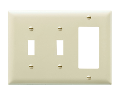 Pass & Seymour TP226BK Wallplate Combination 3 5in BK