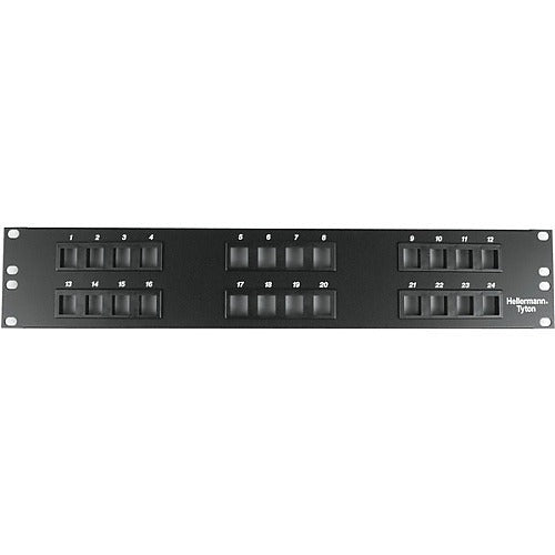 HELLERMANN TYTON Hellermanntyton P108-24-MOD Modular Patch Panel 24 Port