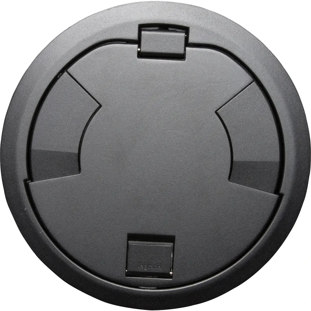 WIREMOLD Wiremold 8ATC2PBK Recessed Prewired Poke-Thru Assembly (8 in Hole Size) Surface Style Cover