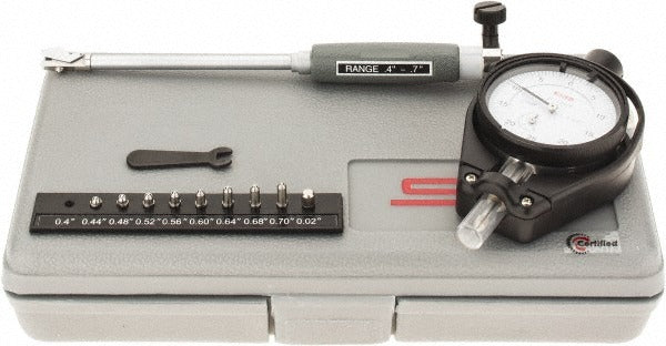 SPIROTHERM Spi CMS160713020 Dial Bore Gage 0.4 to 0.7 in 9 Anvil