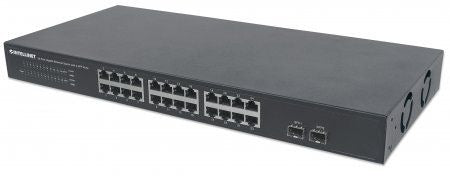 INTELLINET Intellinet 561044 24-port Gigabit Rackmount Switch 2 Sfp