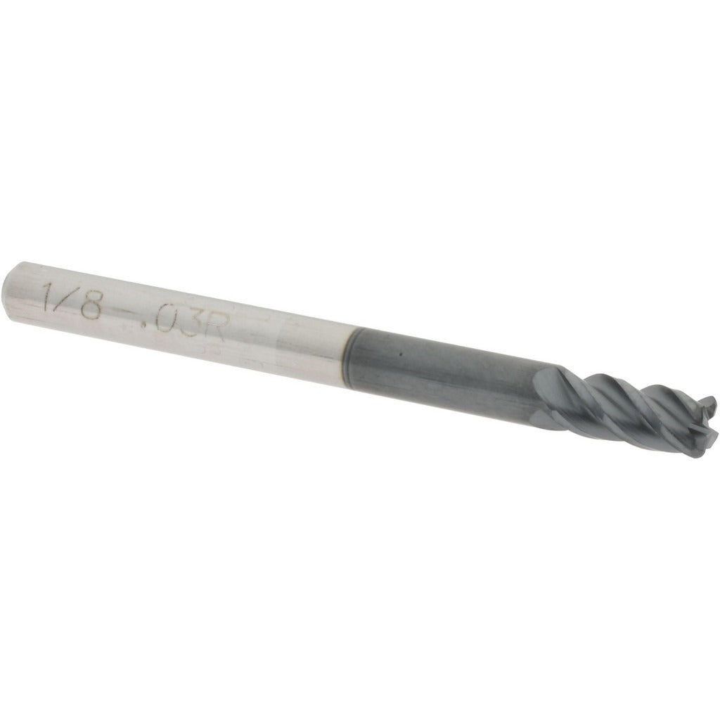 ACCUPRO Accupro 12182734 Corner Radius End Mill 1/8 in 4 Flute Carbide