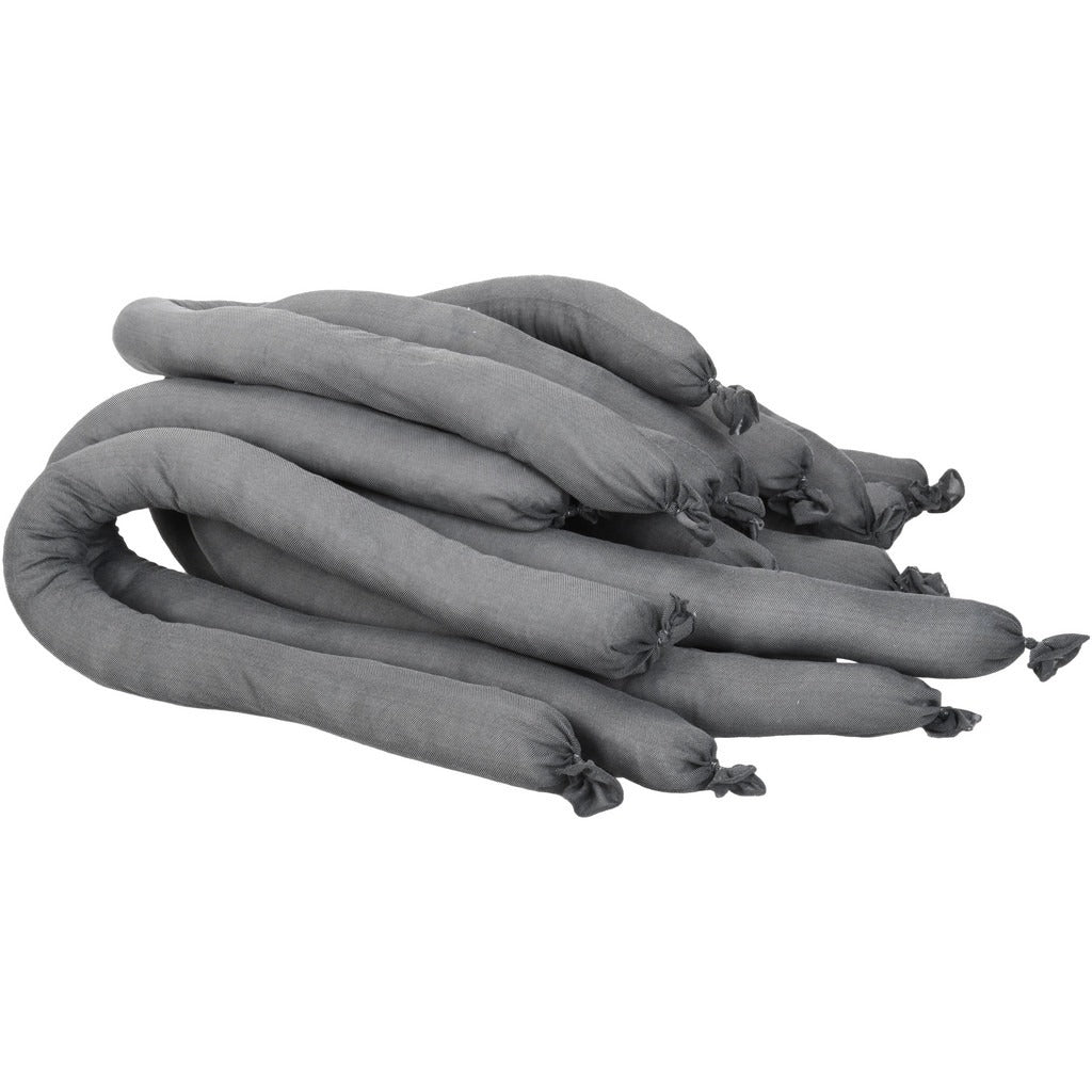 PRO-SAFE Pro-safe GS4-12 Absorbent Sock 3 in Polypropylene Gray 12 Pack