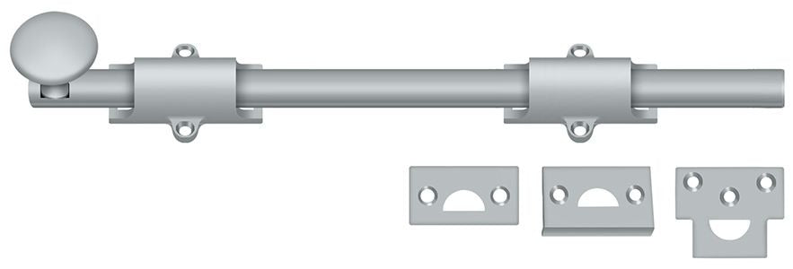 DELTANA Deltana 12SB26D Surface Bolt Heavy Duty Satin Chrome