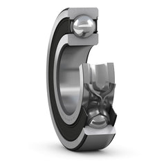 SKF 6217-2RS1 Radial/Deep Groove Ball Bearing - Straight Bore, 85 mm ID, 150 mm OD, 28 mm Width, Double Sealed, Without Snap Ring