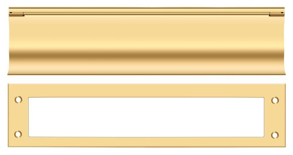 DELTANA Deltana MS0030CR003 Heavy Duty Mail Slot Lifetime Brass