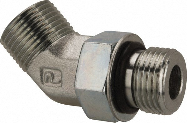 PARKER Parker 8 V5OLO-S Male 45 Elbow Fitting 3/4-16 Orfs Sae-orb