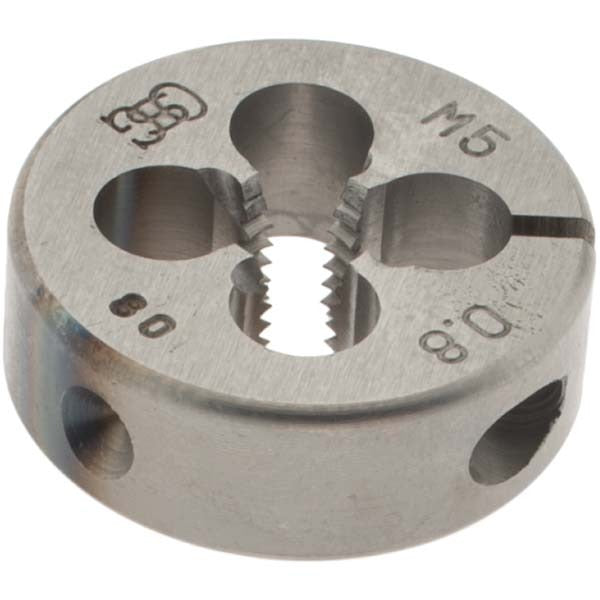 OSG Osg 46034 Round Threading Die M5x0.8 20 Mm Od Hss