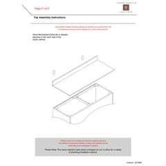 James Martin Vanities 090-301-S26-CAR 26 SGL TOP FOR THE 301