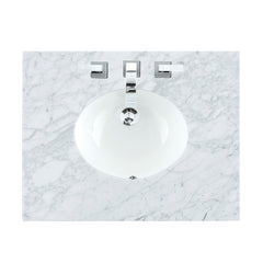 James Martin Vanities 090-S30-CAR-SNK 30 SGL 3 CM TOP