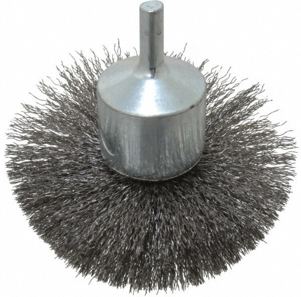 WEILER Weiler 90304 End Brush 3in Steel Crimped Wire 16000 Rpm