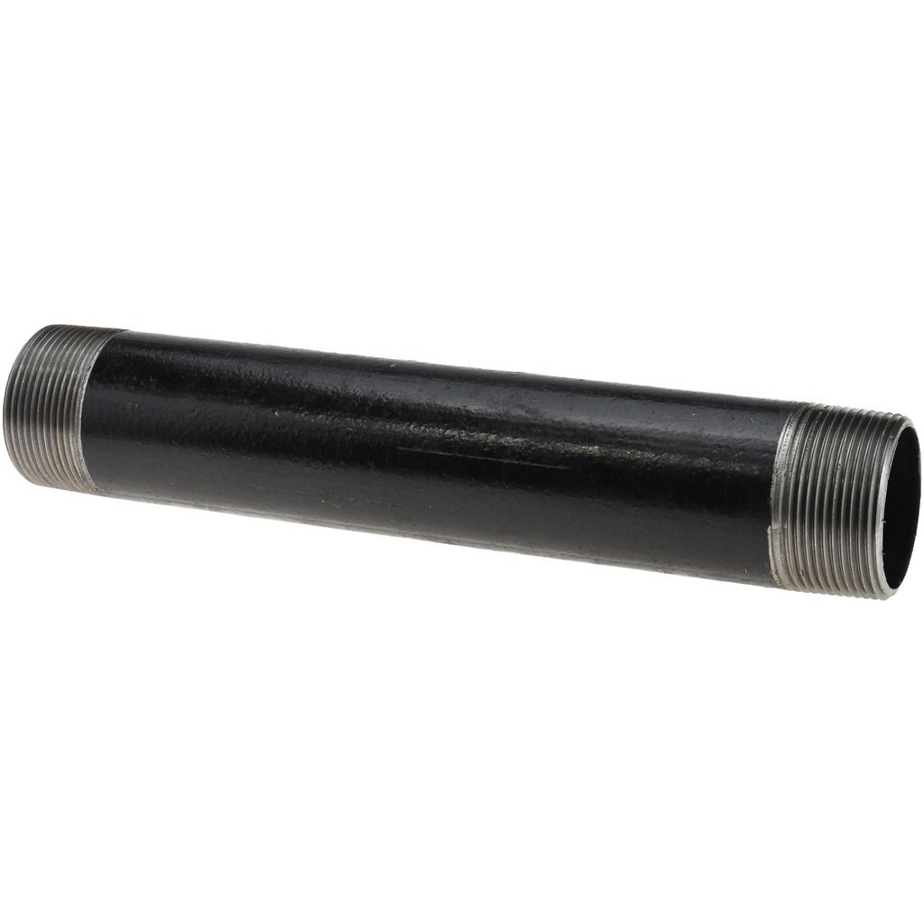 VALUE COLLECTION Value Collection 0114100 Black Steel Pipe Nipple Sch 40