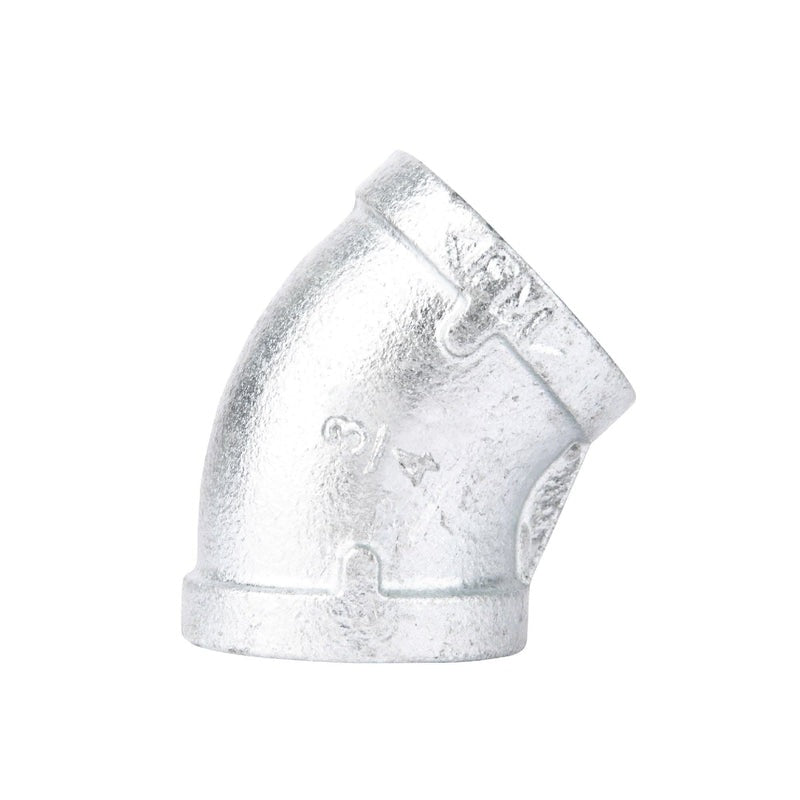 CODA RESOURCES Coda Resources 506380 3/4 in Galvanized Iron 45 Degree Elbow