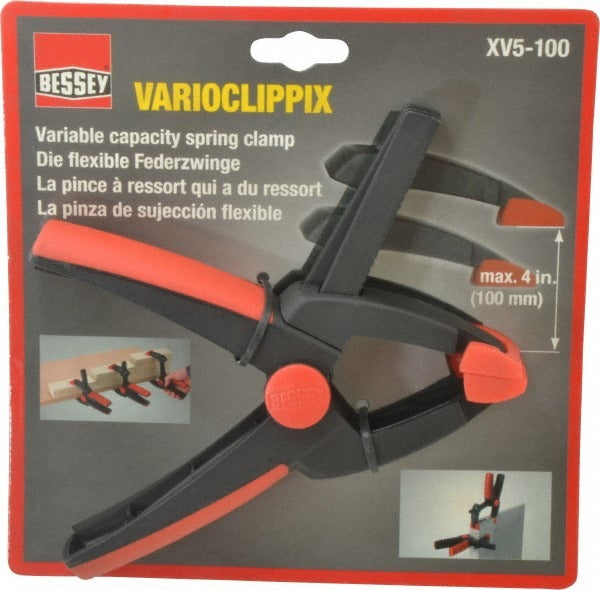 BESSEY Bessey XV5-100 Spring Clamp 4 in Jaw Single Variable Jaw