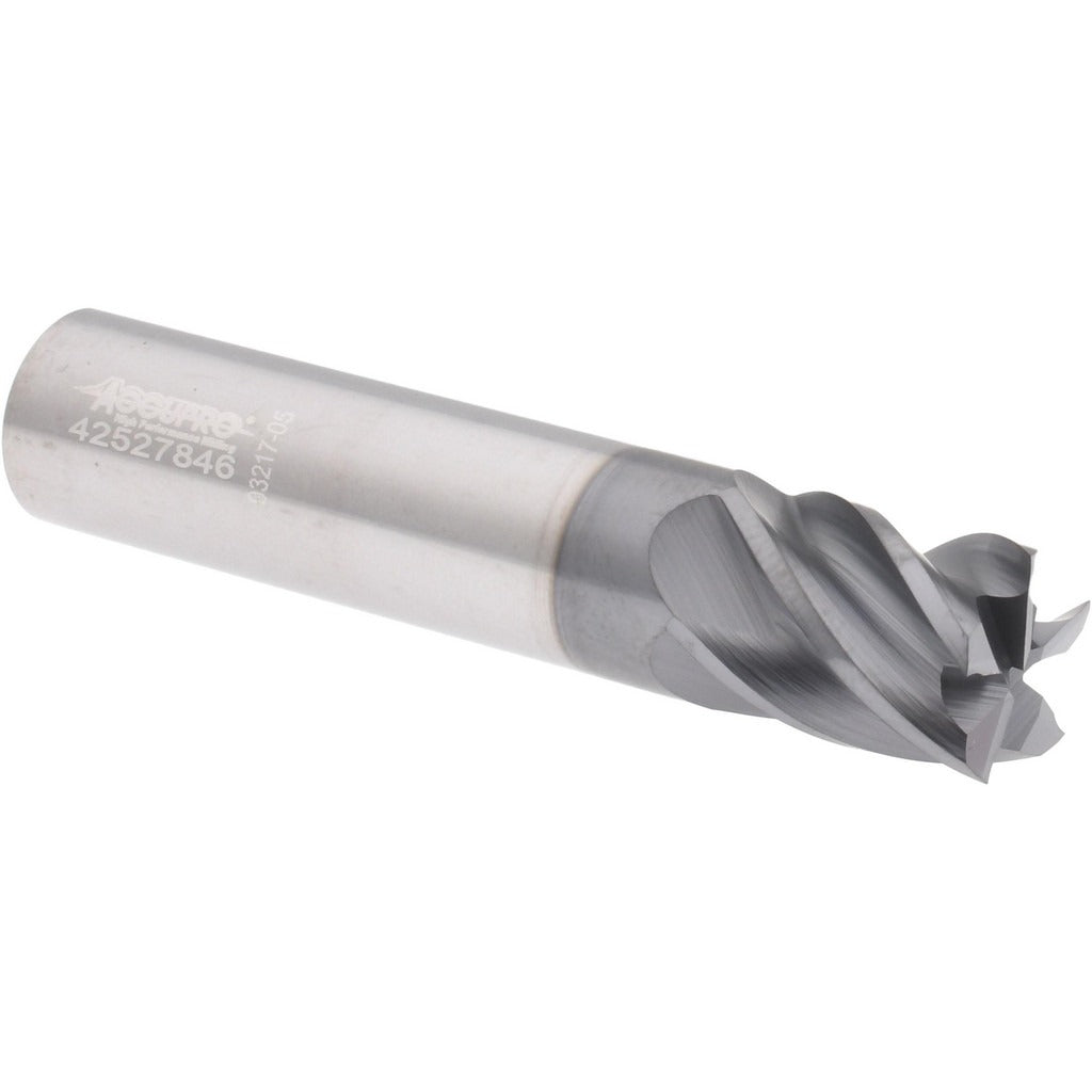 ACCUPRO Accupro 311594 Square End Mill 1/2 in 5 Flute Solid Carbide
