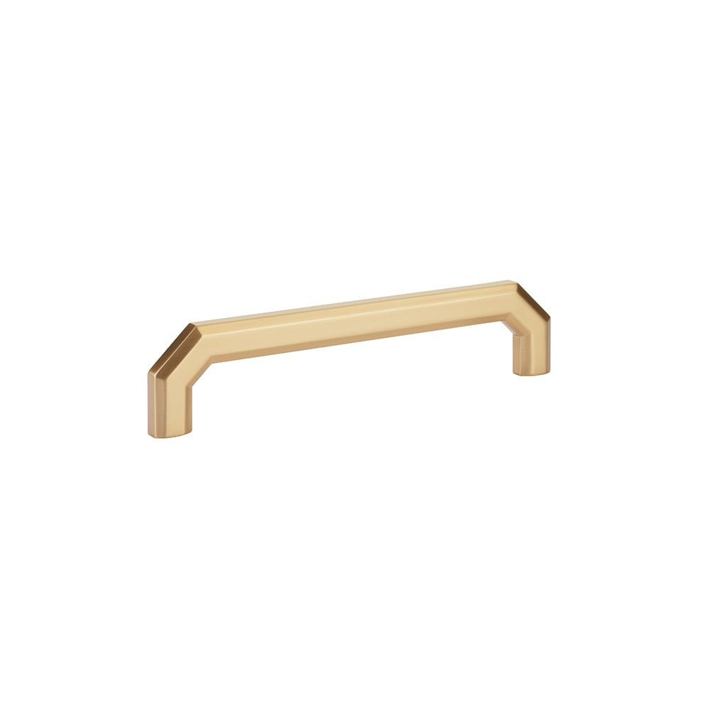 EMTEK Emtek 86617US4 Riviera Cabinet Pull 6in Satin Brass