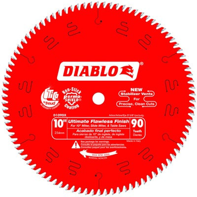 DIABLO Freud D1090X 10 Inch 90 Tooth Finish Circular Saw Blade