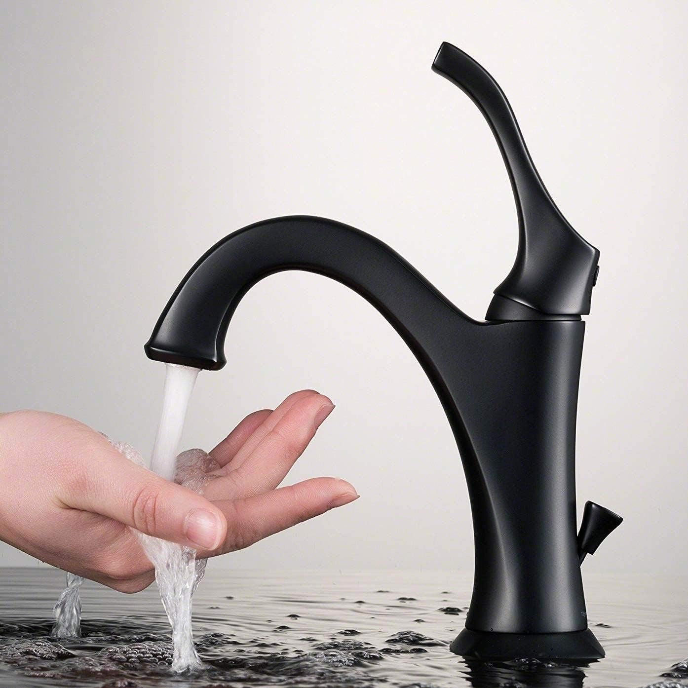 KRAUS Kraus KBF-1201MB Arlo Single Handle Basin Bathroom Faucet 1.2 GPM (Single Hole/Deck Plate) KBF-1201MB