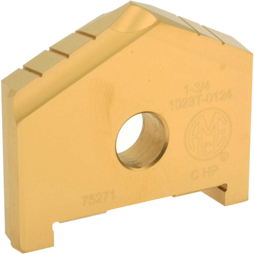 ALLIED MACHINE AND ENGINEERING Allied Machine 1023T-0124 Spade Drill Insert 1-3/4 in Hss Tin