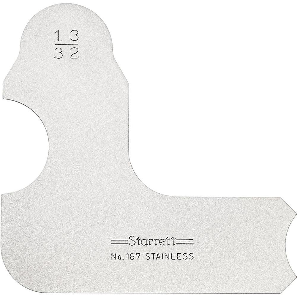 STARRETT Starrett 50642 Radius Gage 13/32 Inch Convex Concave