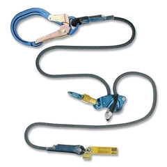 3M 70804491408 Trigger X Adjustable Rope Positioning Lanyard 8 ft 310 lb Cap Steel Rebar Hook