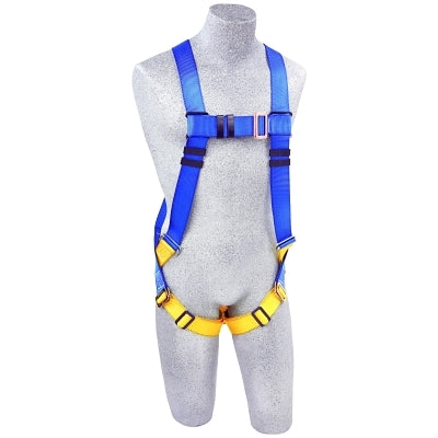 DBI-SALA AB17530 First Full Body Harnesses Back D-Ring Pass Thru Buckle Legs Universal Blue/Yellow