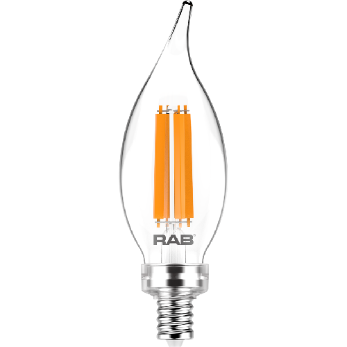 RAB LIGHTING Rab Lighting BA11-5-E12-927-F-C Filament BA11 5.5W E12 (360 degree)