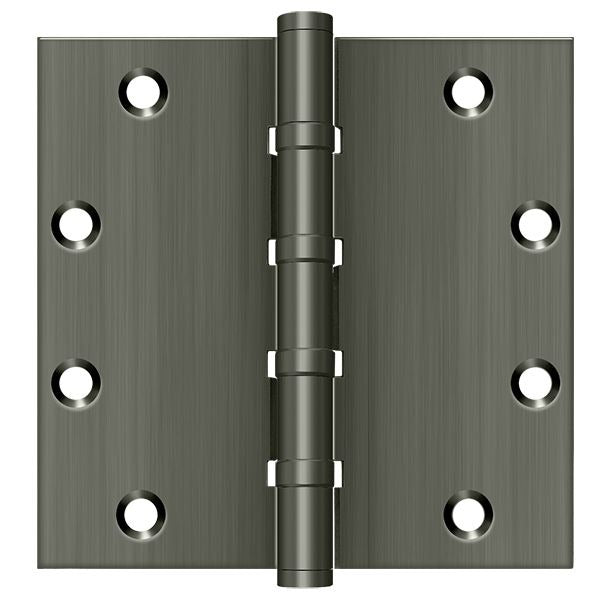 DELTANA Deltana DSB55B15A Square Ball Bearing Hinge 5x5 Antique Nickel