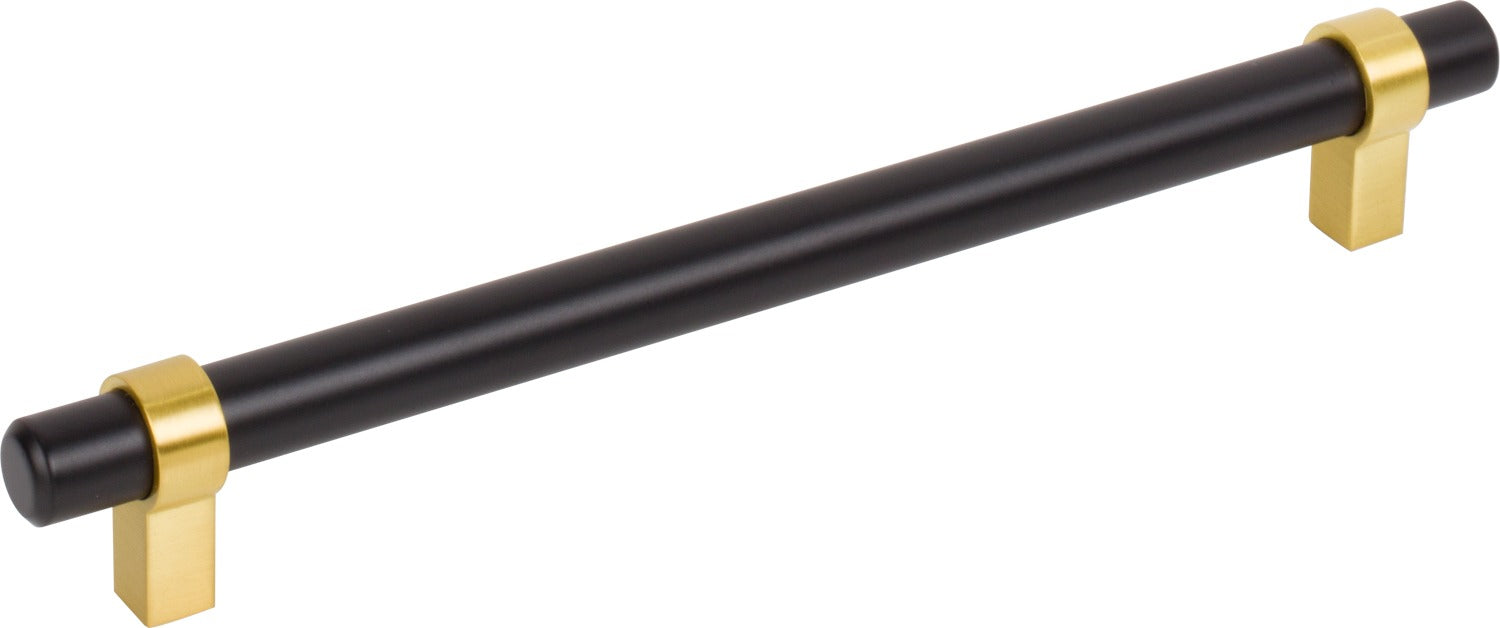 JEFFREY ALEXANDER Jeffrey Alexander 5192MBBG Bar Pull 192mm Matte Black Brushed Gold