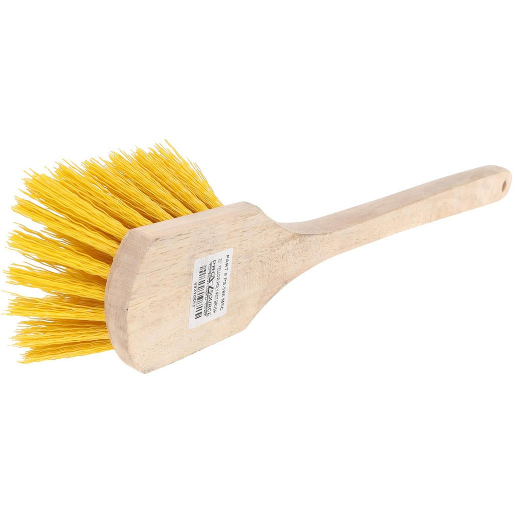 PRO-SOURCE Pro-source PS-586 Scouring Brush 20 in Polypropylene Wood Handle