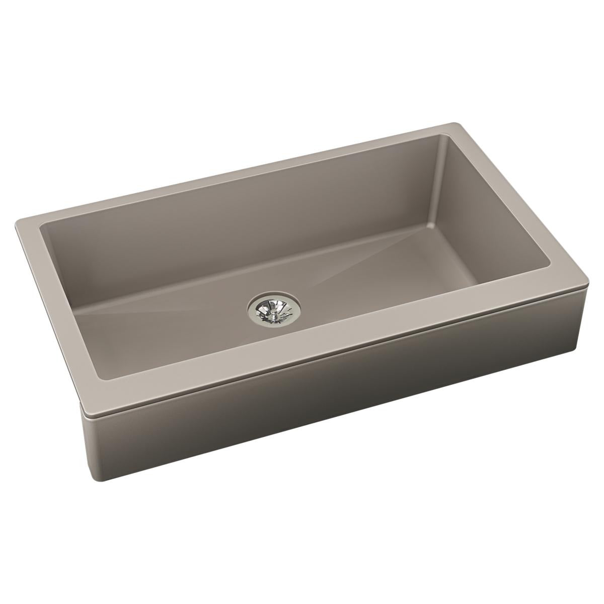 BSC PREFERRED Bsc Preferred ELXUFP3620SM0 Farmhouse Sink Silvermist