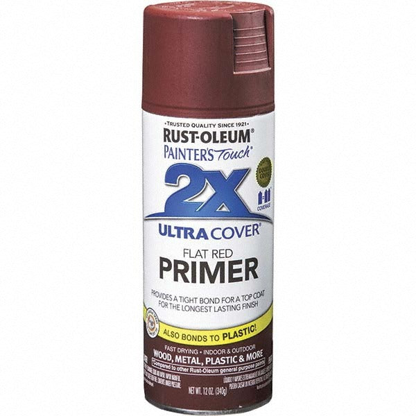 RUST-OLEUM Rust-oleum 334018 Aerosol Primer 12 Oz Red Flat Finish