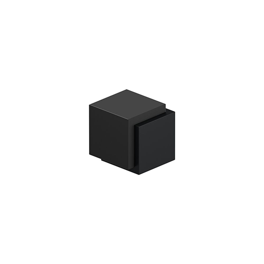 DELTANA Deltana FDBB134U19 Cube Floor Door Bumper Black