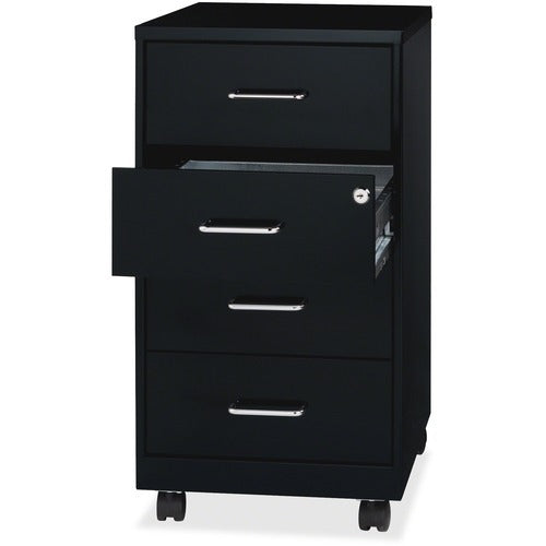 NUSPARC Nusparc NPRVF418DMBK 4 Drawer Vertical File Organizer