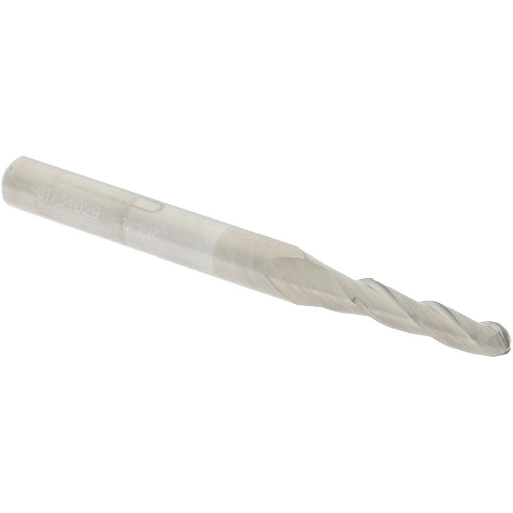 ACCUPRO Accupro 12177555 Tapered Ball End Mill 3 Flute Carbide