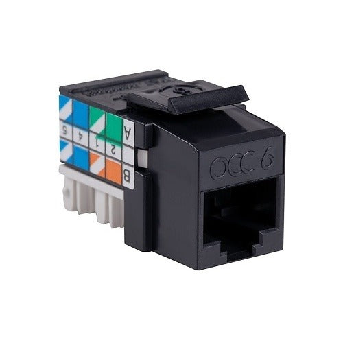 OPTICAL CABLE CORPORATION Optical Cable Corp. KMJA608 Cat6 Keystone Jack Orange
