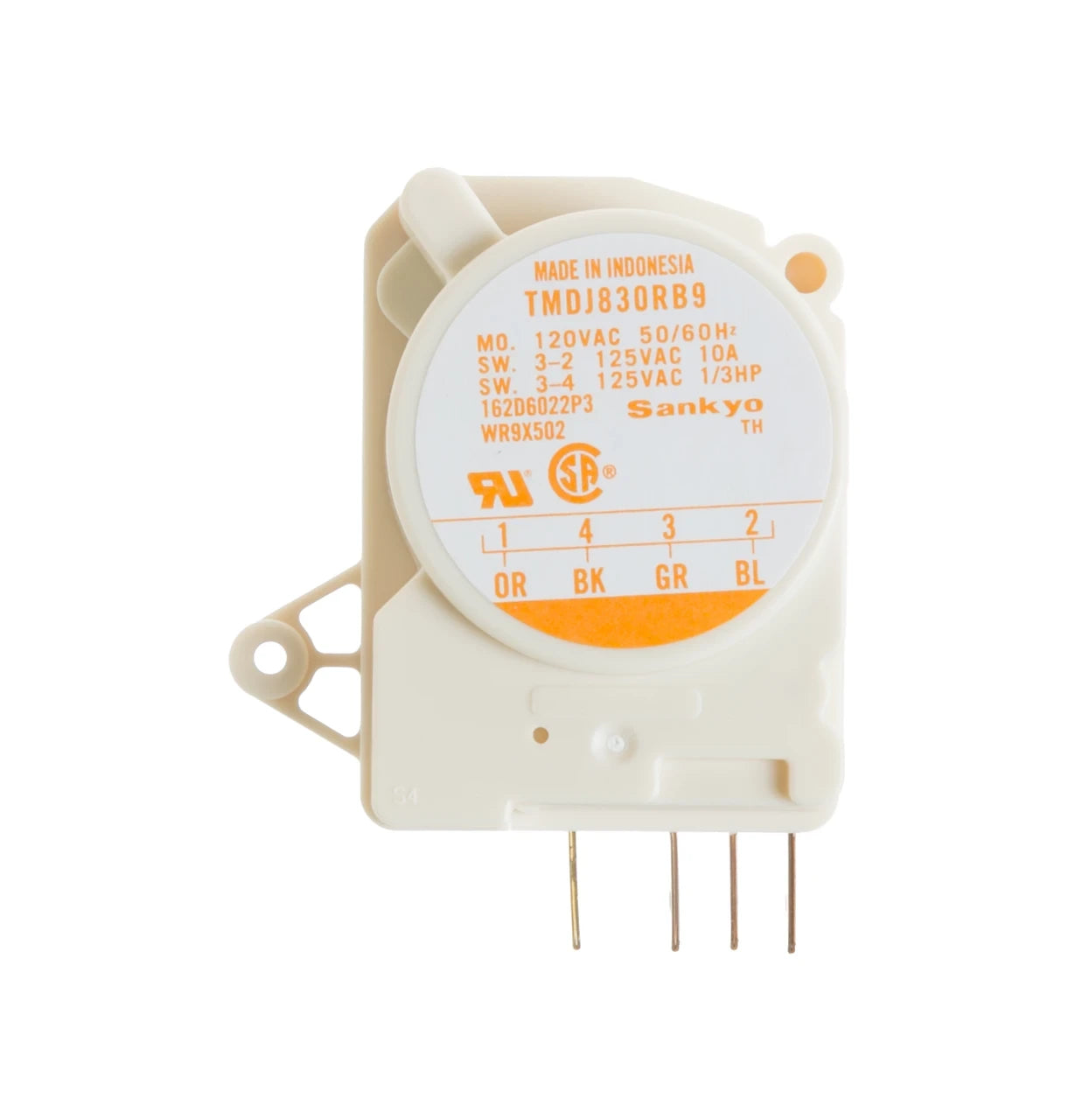 GE APPLIANCES Ge Appliances WR9X502 Refrigerator Defrost Timer Assembly (1 Count) WR9X342