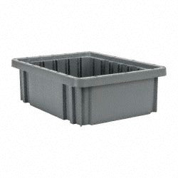 QUANTUM STORAGE SYSTEMS Quantum Storage DG91035GY Dividable Storage Tote 50 Lb Gray