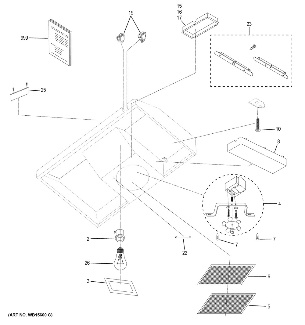 GENERAL ELECTRIC General Electric WB01X32267 Installation Hardware