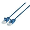 INTELLINET Intellinet 742146 Cat6 Slim Boot Patch Cord 3 Foot Blue