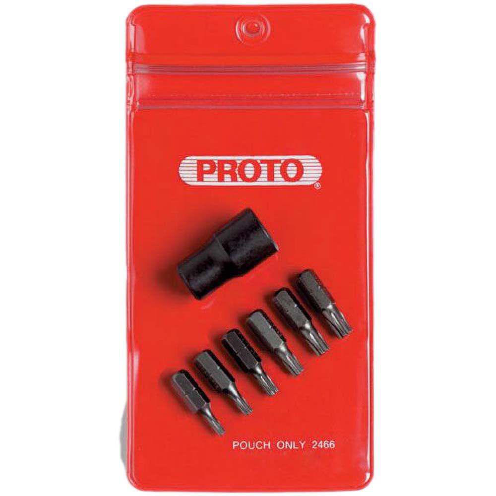 PROTO Proto J4739P Torx Screwdriver Insert Bit Set 7 Piece