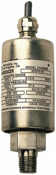 BARKSDALE Barksdale 426T4-13 Pressure Transducer 3000 Psi Npt