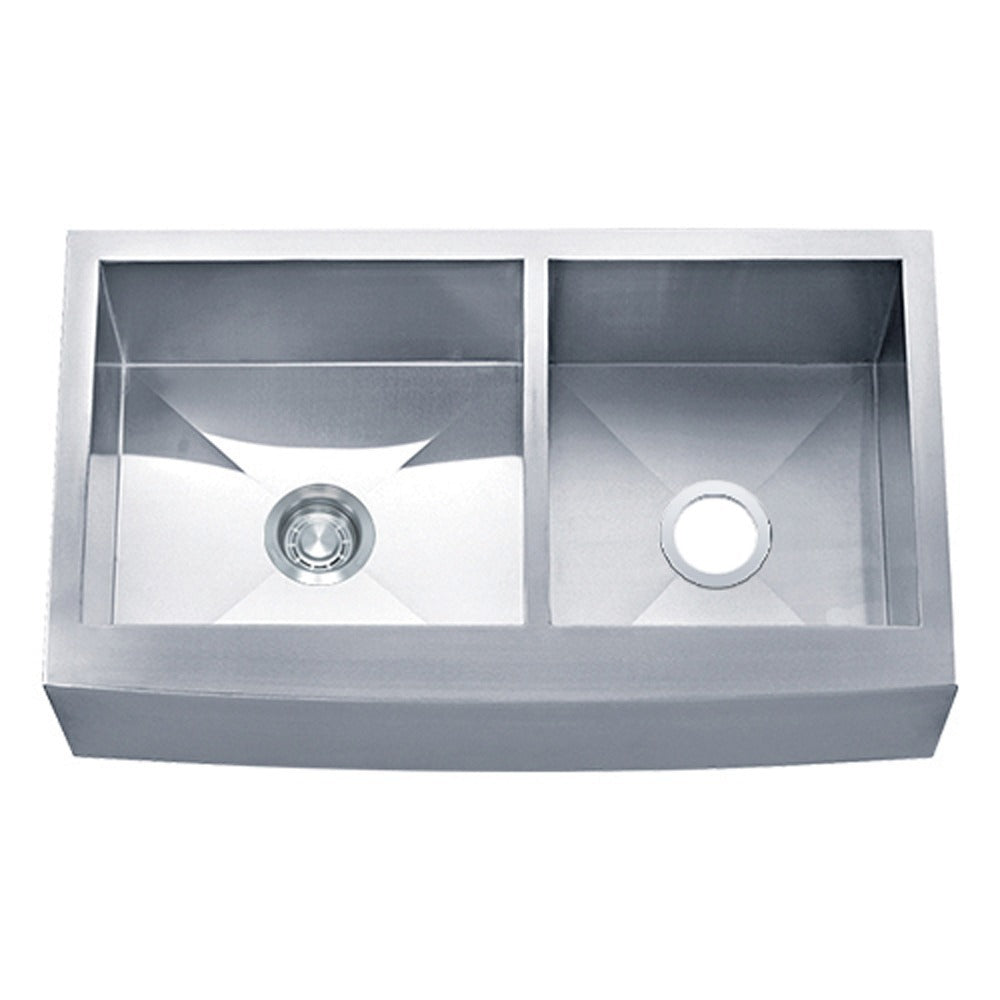 DAKOTA Dakota Plumbing Products DSZ-A6040 Apron Kitchen Sink 60/40