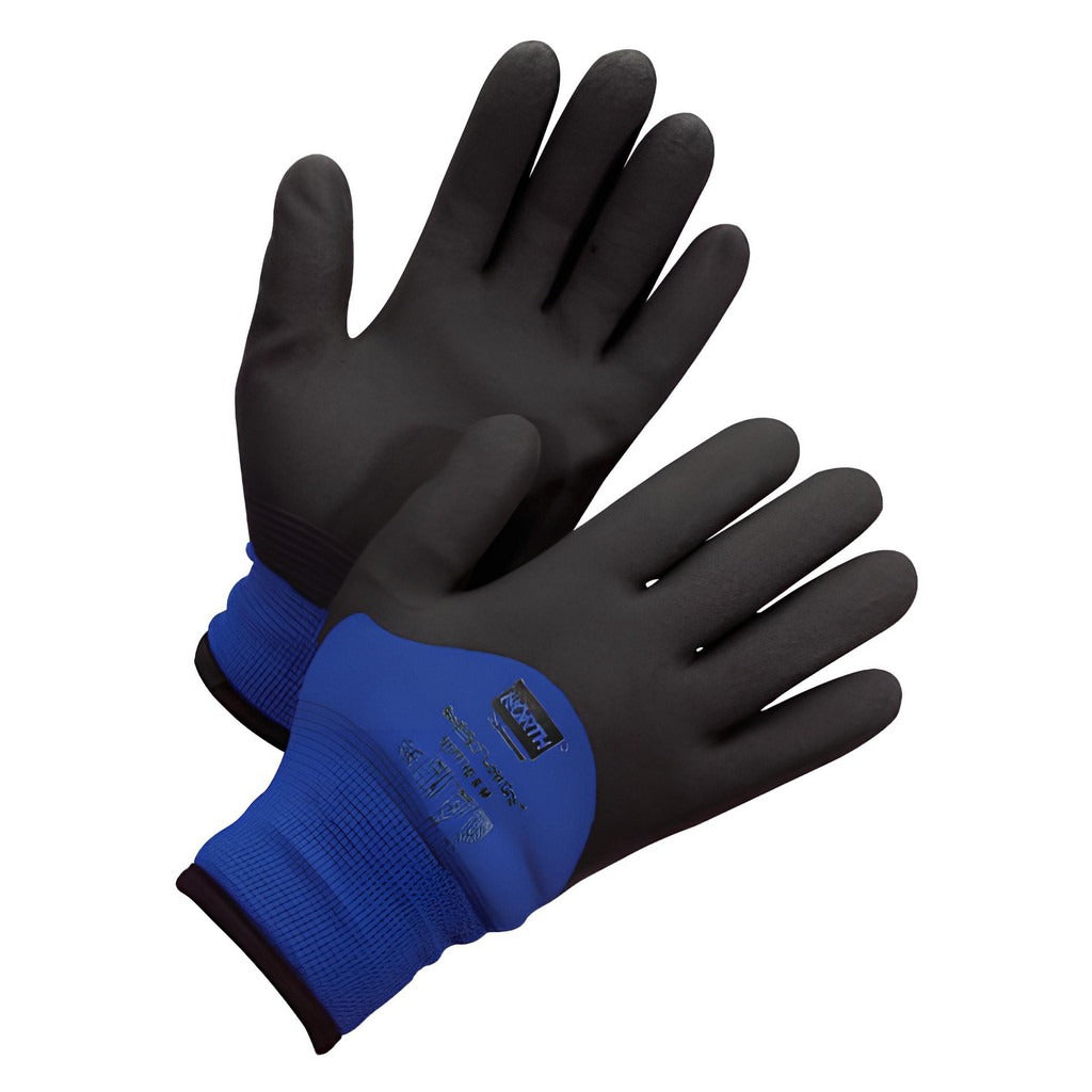 NORTH SAFETY North NF11HD/7S Pvc Work Gloves Small Cold Grip