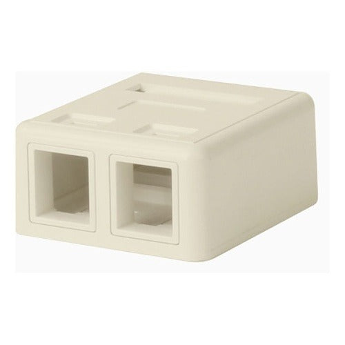 WIREPATH Wirepath WP-SMB2-LA Surface Mount Box 2-port Low Angle