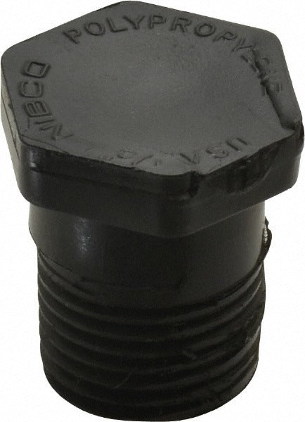 NIBCO Nibco CC03550 Hex Plug 1/2 in Polypropylene Sch 80 Mpt
