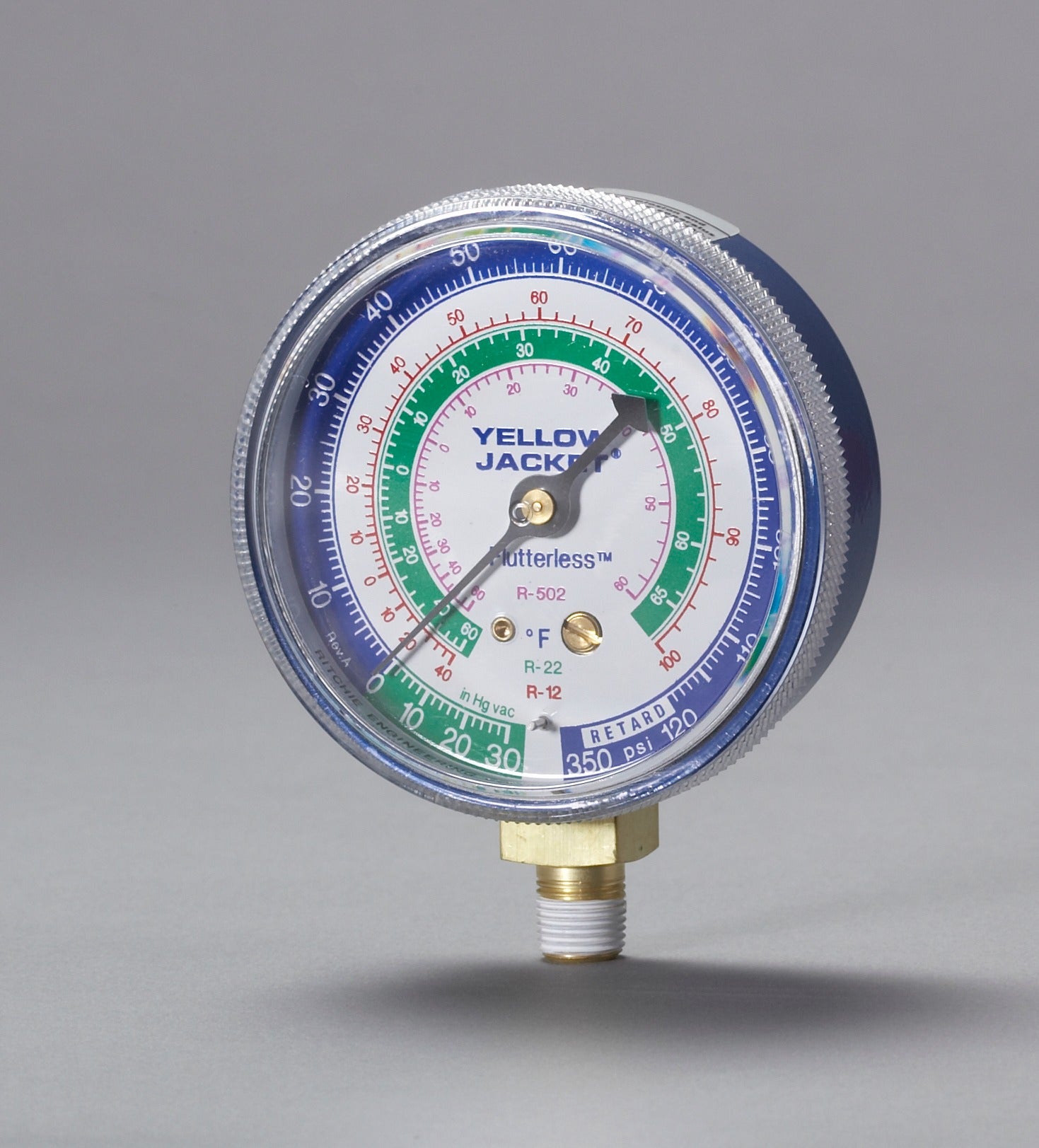 YELLOW JACKET Yellow Jacket 49002 Compound Gauge 2-1/2 inch (2-1/2 in)