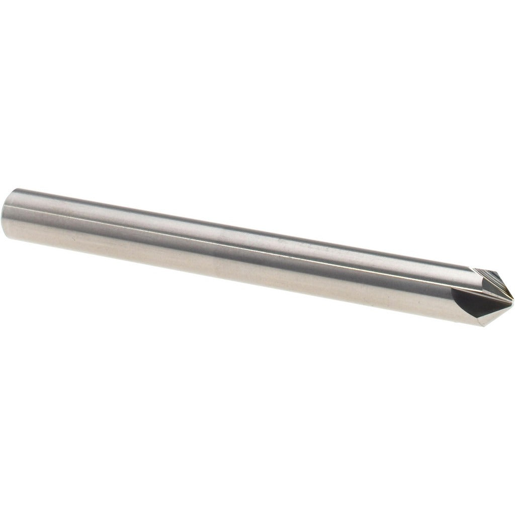 TITAN USA Titan Usa TC87747 Chamfer Mill 1/4 in 4 Flute Solid Carbide