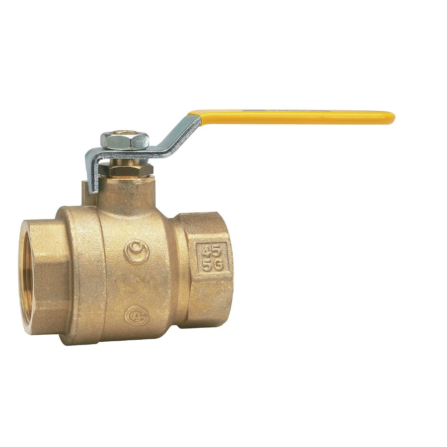 Watts 547104 Ball Valve, 1 Thread Full Port Brass FBV-3