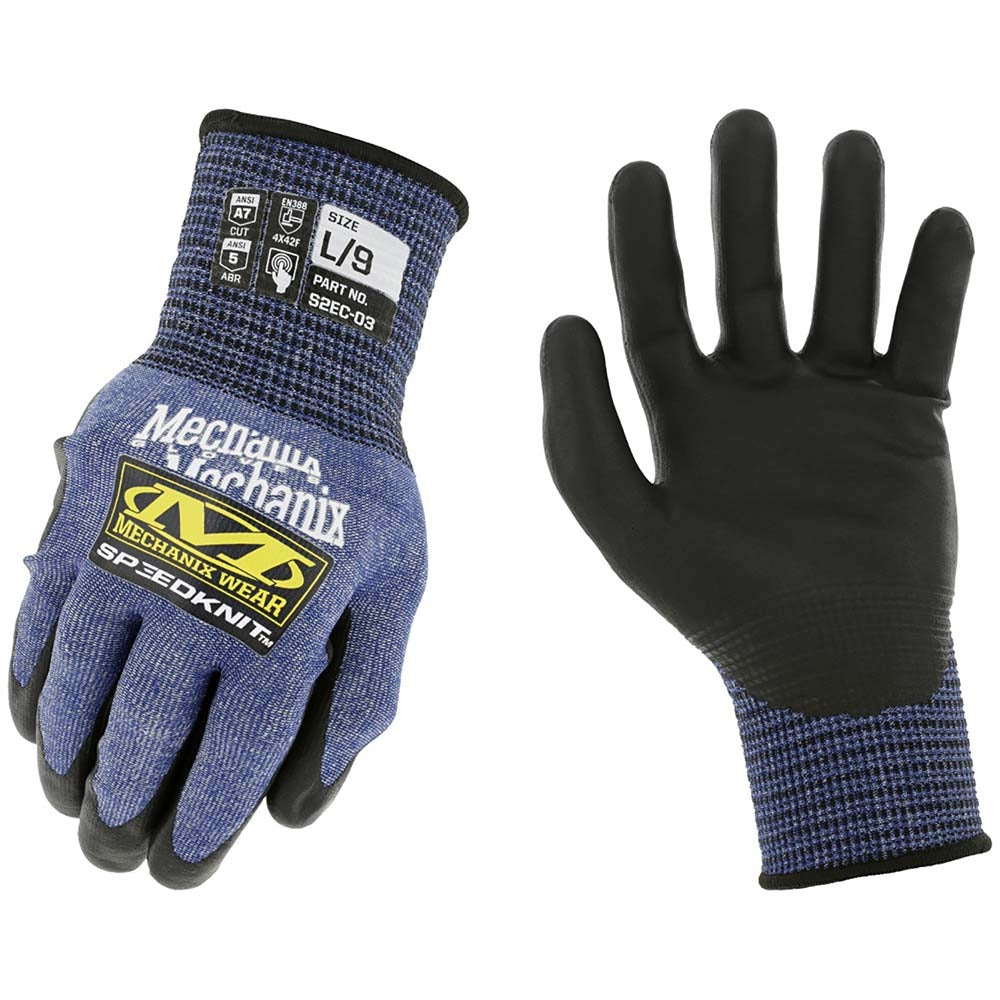 MECHANIX WEAR Mechanix Wear S2EC-03-007 Ansi A7 Cut Resistant Gloves S